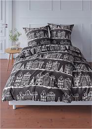 Dekbedovertrek met huizen, bpc living bonprix collection