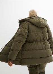 Gewatteerde jas met tunnelkoord in de taille, bpc bonprix collection