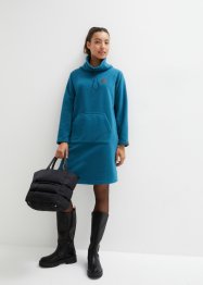 Fleece jurk met opstaande kraag, bpc bonprix collection