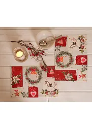 Placemats met kerstprint (set van 2), bonprix