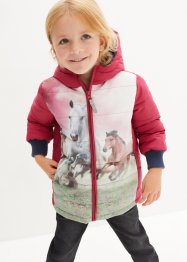 Meisjes winterjas met paarden, waterdicht en winddicht, bpc bonprix collection