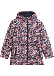 Meisjes winterjas met bloemenprint, waterafstotend en winddicht, bpc bonprix collection