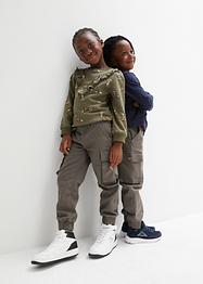 Kinderen cargo broek met biologisch katoen, John Baner JEANSWEAR