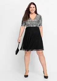 Minijurk met pailletten, bonprix