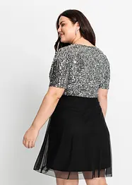 Minijurk met pailletten, bonprix