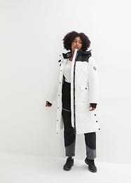 Lange outdoor jas met knoopsluiting opzij, waterafstotend, bpc bonprix collection