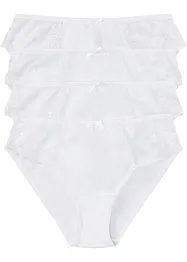 Slip met kant (set van 4), bonprix