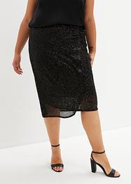 Rok in wikkellook met pailletten, bpc selection