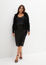 Rok in wikkellook met pailletten, bpc selection