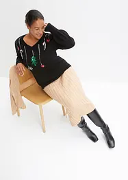 Fijn gebreide trui, bonprix