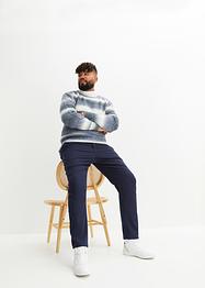 Regular fit stretch chino thermobroek, straight, bpc bonprix collection