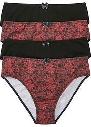 Maxislip (set van 4) met biologisch katoen, bpc bonprix collection