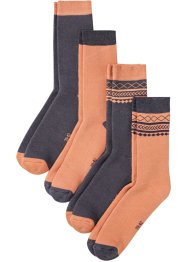 Thermo sokken (4 paar) met biologisch katoen, bpc bonprix collection