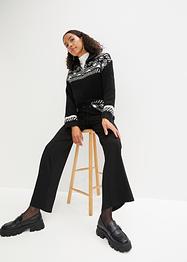 Punto di roma broek, wijde pijpen, bpc bonprix collection