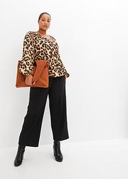 Gedessineerde blouse van viscose, BODYFLIRT