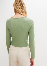 Geribde longsleeve, BODYFLIRT