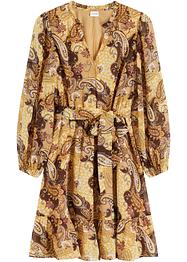 Gedessineerde jurk van gerecycled polyester, BODYFLIRT