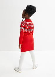 Meisjes gebreide jurk met Noors patroon, bpc bonprix collection