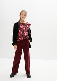 Meisjes longsleeve met volants, bpc bonprix collection