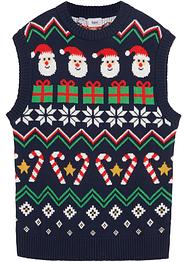 Kinderen gebreide spencer met kerstmotieven, bpc bonprix collection