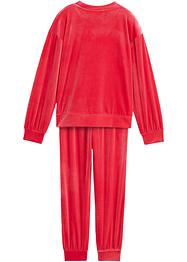 Meisjes huispak van fluweel (2-dlg. set), bpc bonprix collection