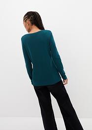 Katoenen longsleeve met kerstmotief, bpc bonprix collection