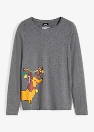 Longsleeve met kerstprint, bonprix