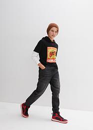 Jongens layershirt met capuchon, bpc bonprix collection
