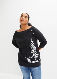 Sweater met kerstmotief, BODYFLIRT