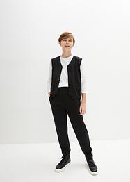 Jongens gilet, longsleeve en broek (3-dlg. set), bpc bonprix collection