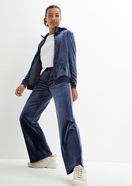 Fleece vest van velours, bpc bonprix collection