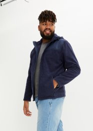 Fleece vest met geweven inzet, bpc bonprix collection