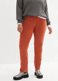 Stretch corduroy broek, slim fit, bonprix