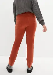 Stretch corduroy broek, slim fit, bonprix