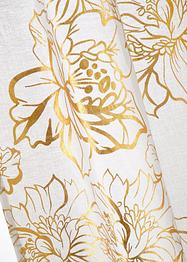 Transparant gordijn met glanzende print (1 stuk), bpc living bonprix collection