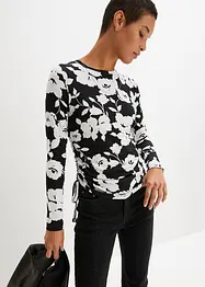 Longsleeve met rijgkoordjes, bonprix