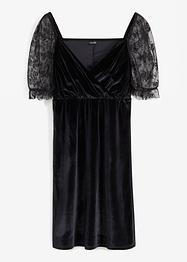 Fluwelen jurk met kant, BODYFLIRT