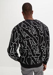 Sweater van biologisch katoen, loose fit, RAINBOW