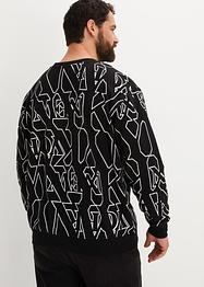Sweater van biologisch katoen, loose fit, RAINBOW