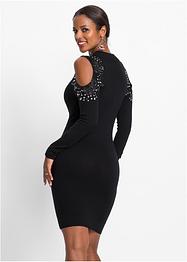 Gebreide jurk met cut-outs, BODYFLIRT boutique