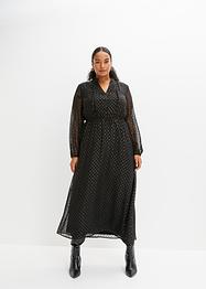 Maxi jurk met glitter, BODYFLIRT