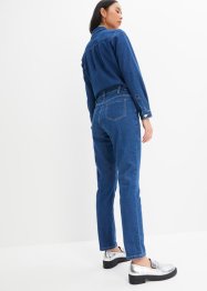 Straight jeans jumpsuit, cropped, John Baner JEANSWEAR