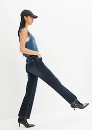 Wide leg stretch jeans, high waist, bonprix