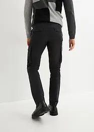 Regular fit cargo broek met bandplooien, tapered, bpc selection