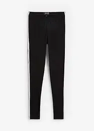 Sportlegging met contrastkleurige tapes, cropped, bonprix