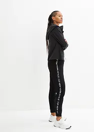 Sweatpants met tapes en statement print, bonprix