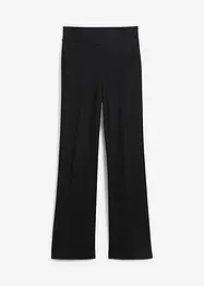 Punto di roma broek met high waist comfortband, flared, bonprix