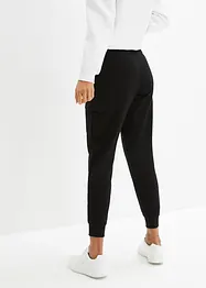 Joggingbroek met cargozakken, cropped, bonprix