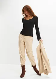 Pantalon met comfortband, bonprix