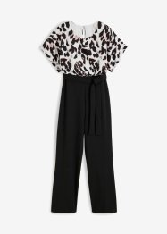 Jumpsuit in wikkellook met print, bonprix